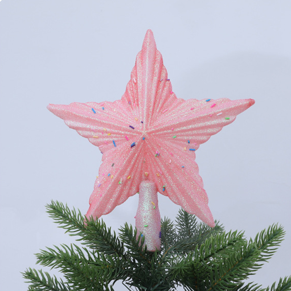 Star Tree Topper - Christmas Tree Top Star Ornament Pink