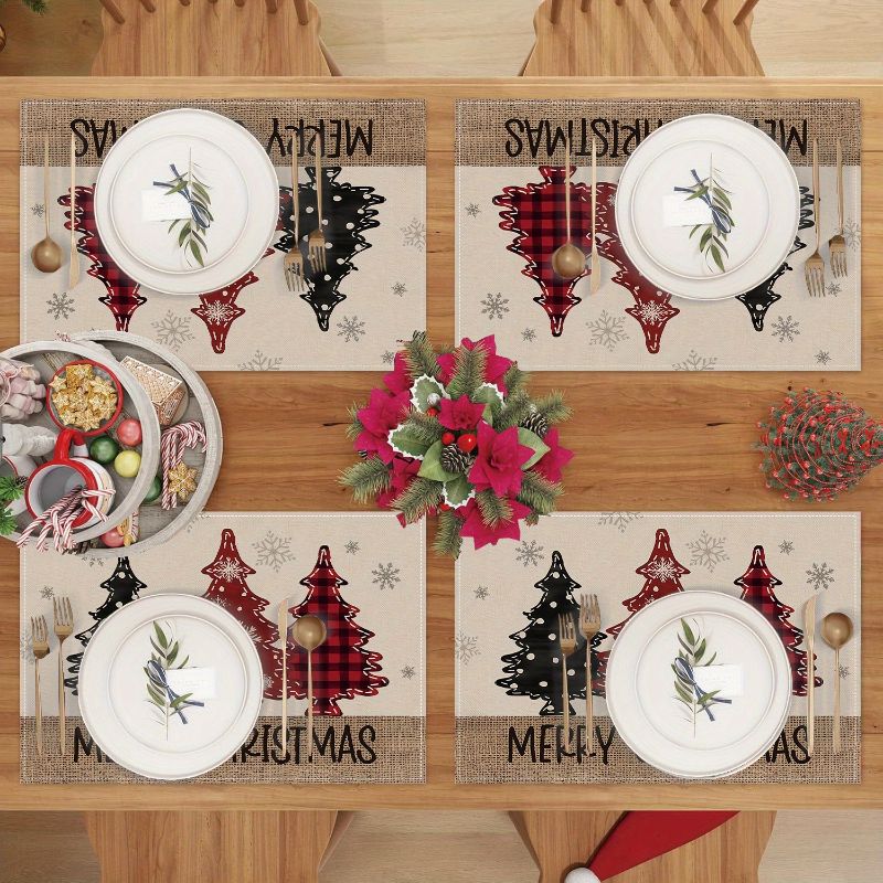 American Country Christmas Tab - Christmas Table Runner ulasan dan harga