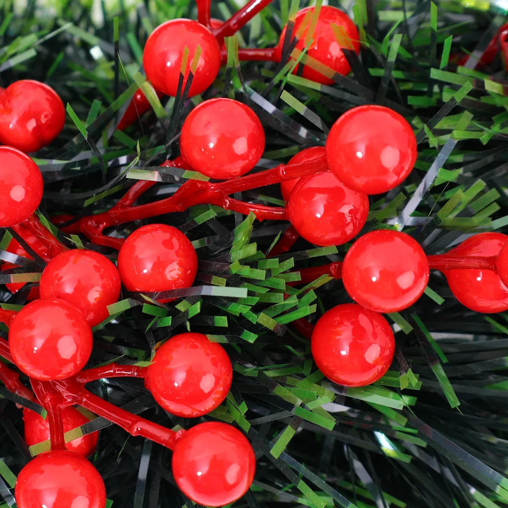 5/100x Artificial Red Berries  - Christmas Wreath Fake ulasan dan harga