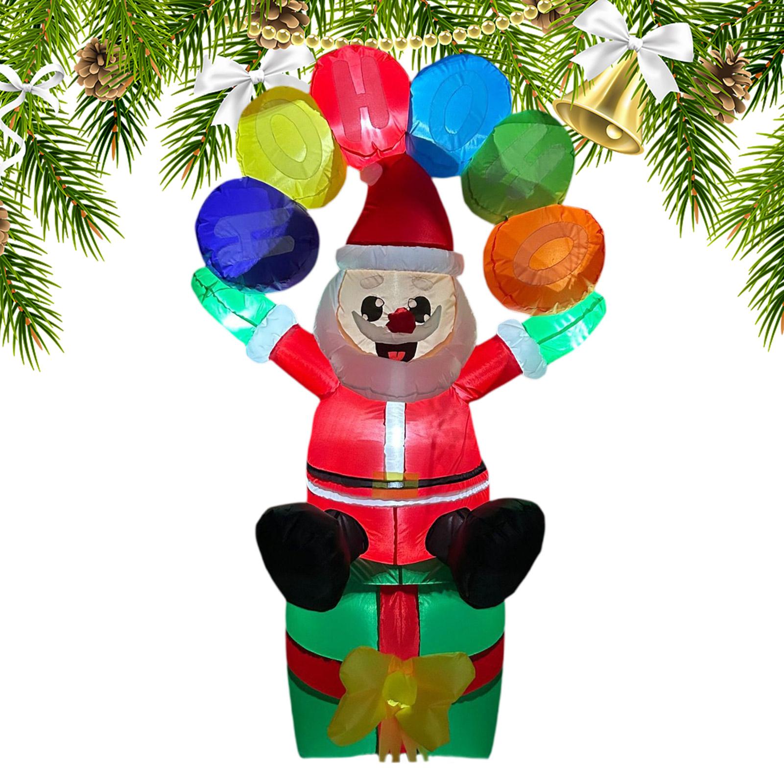 Blow Up Santa Inflatable Decor - Christmas Lights Outdoor ulasan dan harga