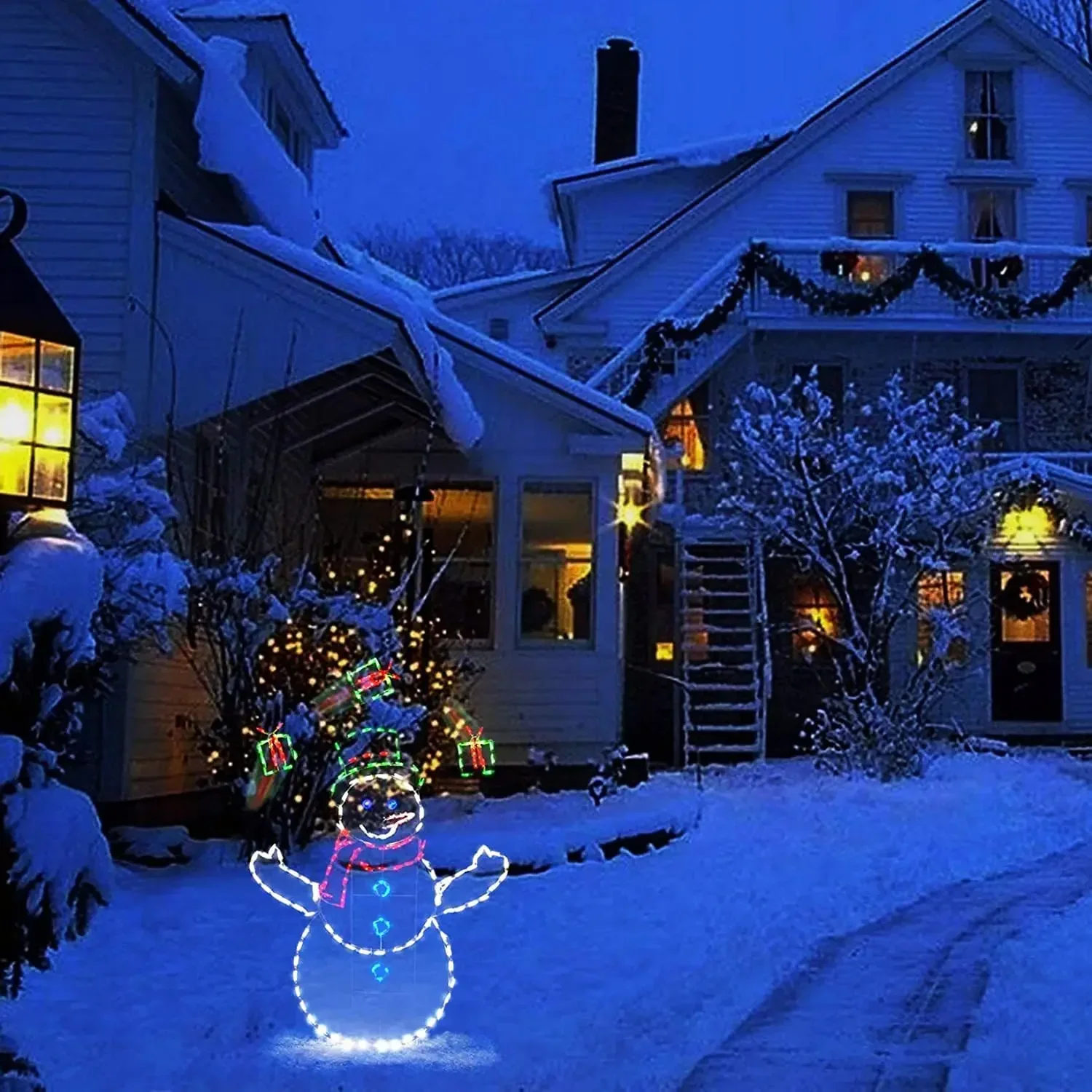 Animated Snowball Light LED Gl - Christmas Lights Outdoor ulasan dan harga
