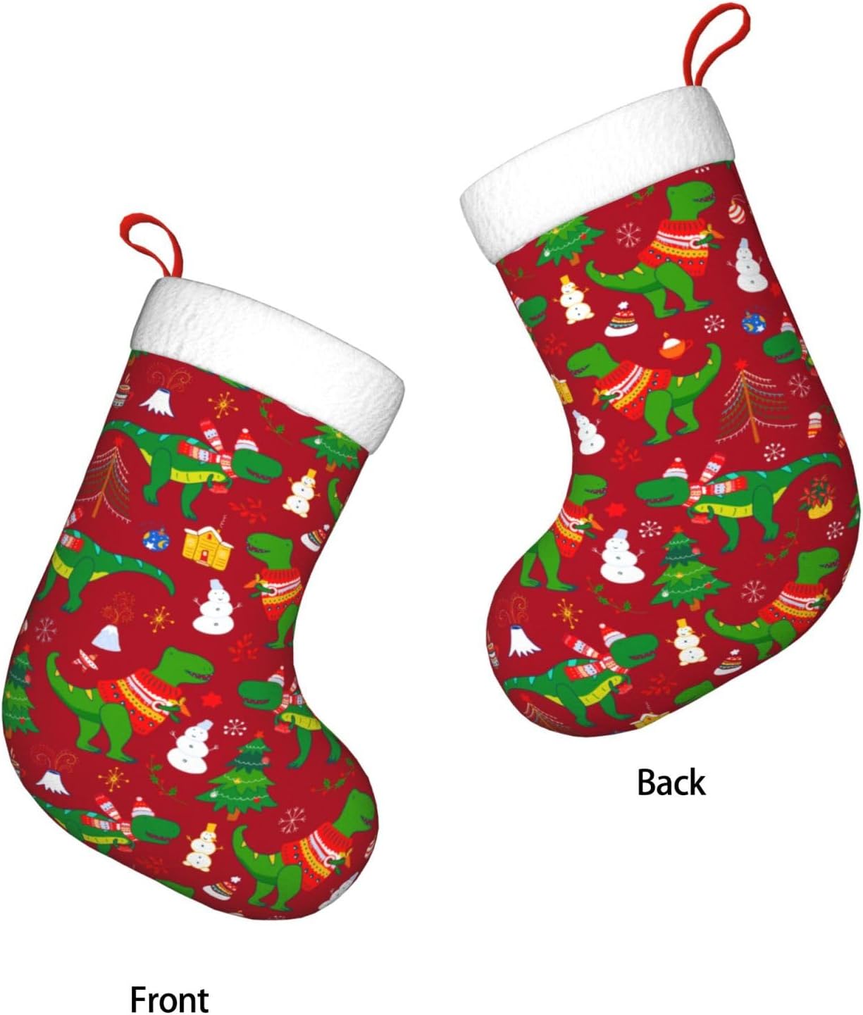 Cute Christmas Dinosaur Christ - Christmas Stocking Hanging ulasan dan harga