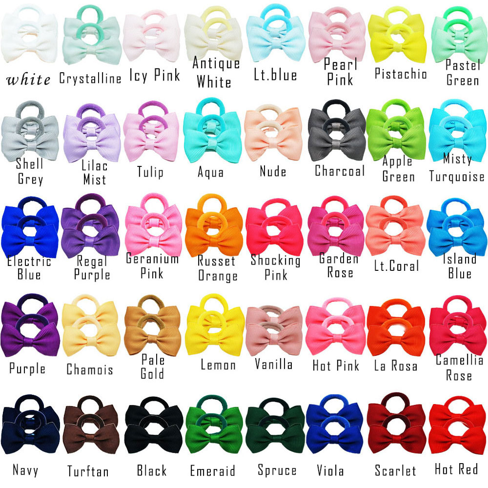 40/60/80 Baby Girls Hair Ties  - Ribbon Bow Gift ulasan dan harga