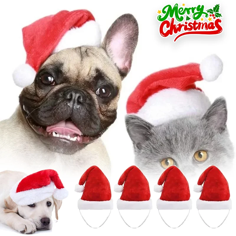 Christmas Pet Santa Hat Red Pl - Santa Hat Plush ulasan dan harga