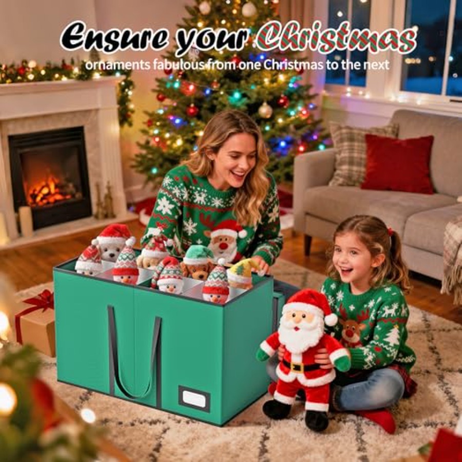 Christmas Figurine Storage Box - Nutcracker Figurine ulasan dan harga