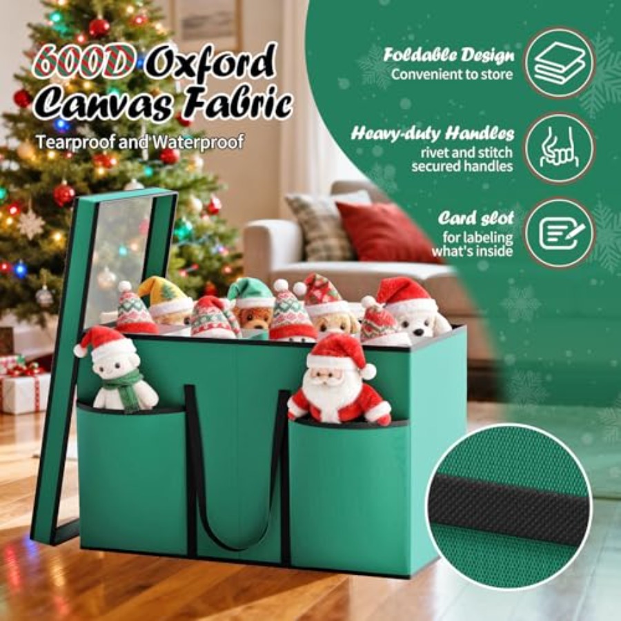 Christmas Figurine Storage Box - Nutcracker Figurine ulasan dan harga