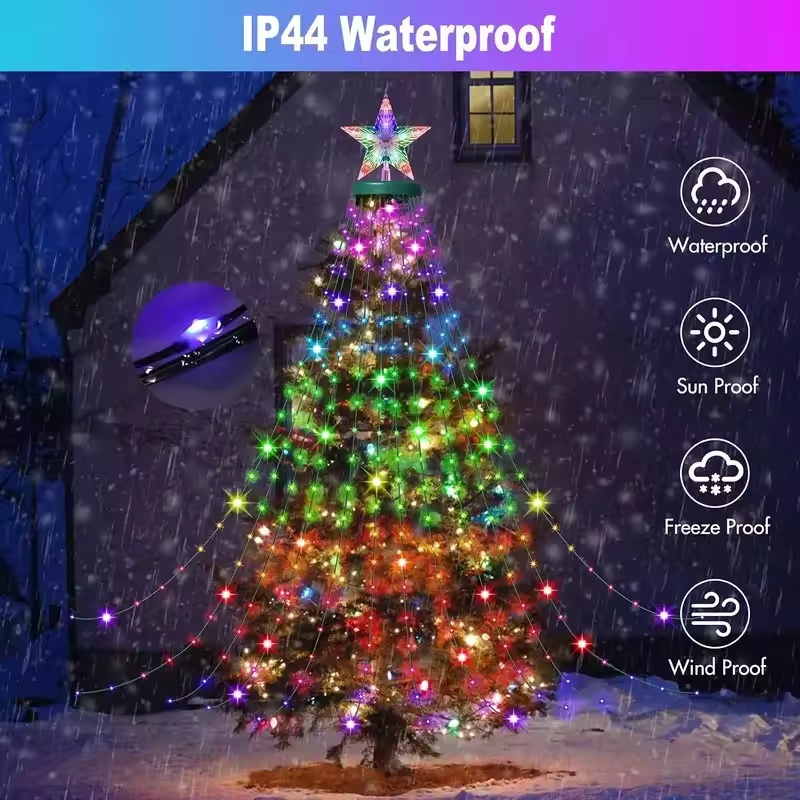 400LEDs Smart Christmas Tree L - Star Tree Topper ulasan dan harga