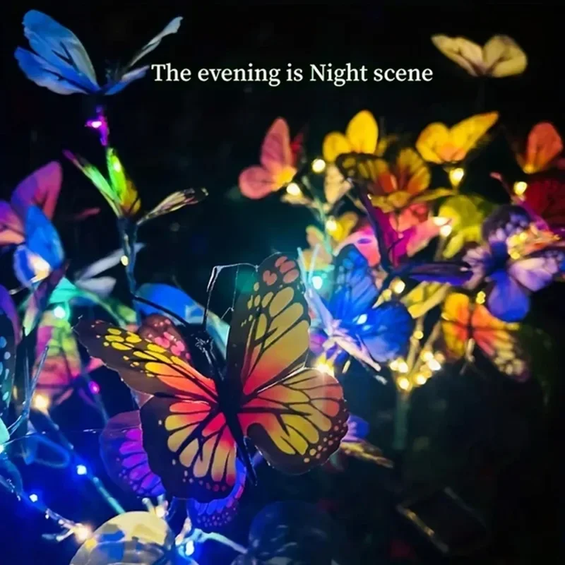 Solar LED Butterfly Garden Lig - Christmas Lights Outdoor ulasan dan harga