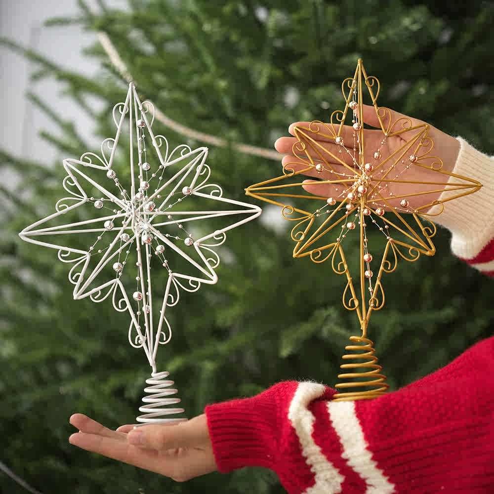 12.6 Inch Creative Led Lights  - Star Tree Topper ulasan dan harga