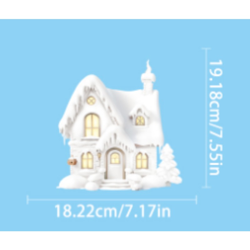Snowman Snowflake Elk Christma - Snowflake Window Decal ulasan dan harga