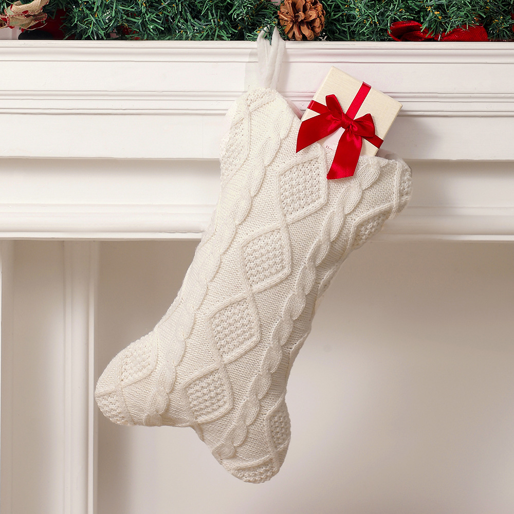 Dog Christmas Stocking, Knit C - Christmas Stocking Hanging ulasan dan harga