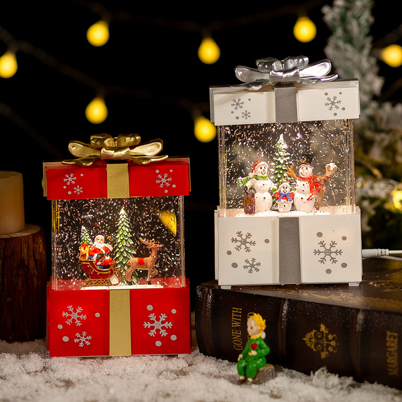 Automatic Snow Globe Music Box - Snow Globe Musical ulasan dan harga