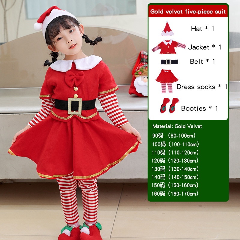 Children's Christmas Elf Set - - Elf Costume Christmas ulasan dan harga