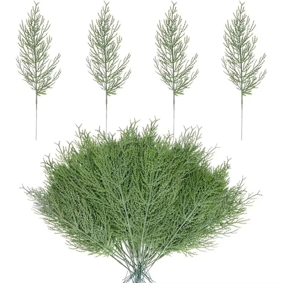 5/10Pcs Artificial Plant Plast - Christmas Tree Artificial ulasan dan harga