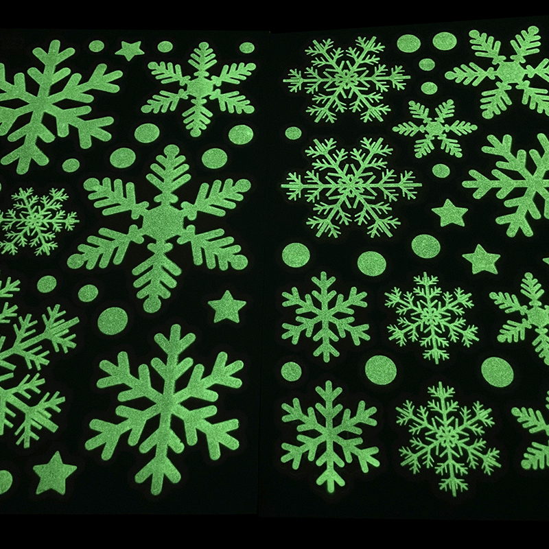 Christmas Luminous Snowflake W - Snowflake Window Decal ulasan dan harga