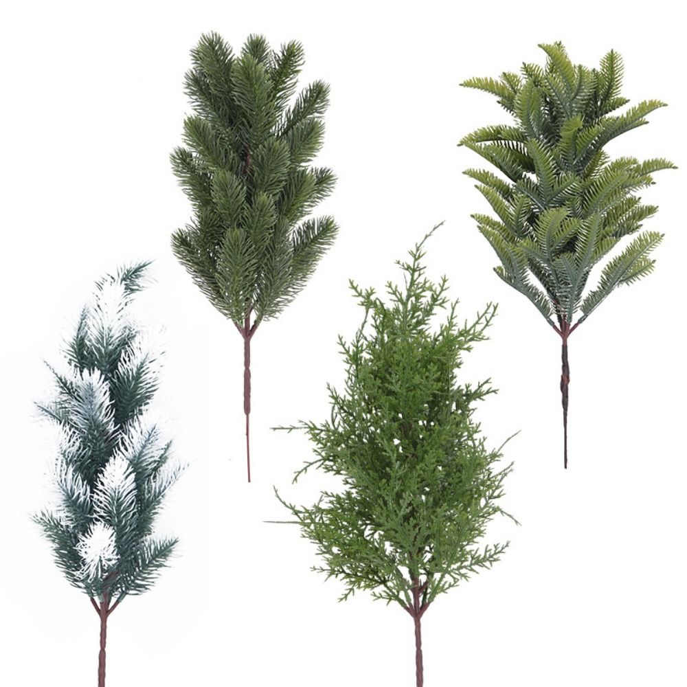Green Artificial Pine Branch C - Christmas Wreath Fake ulasan dan harga