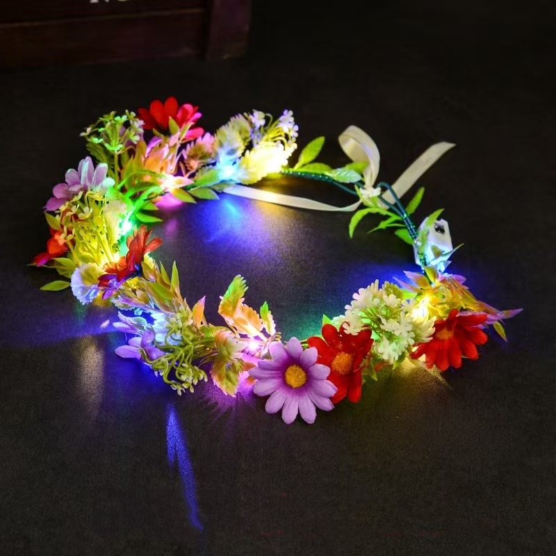 Luminous Floral Wreath LED Flo - Led Fairy String Lights ulasan dan harga
