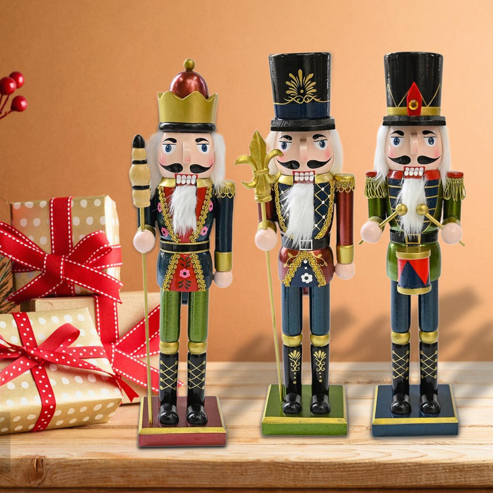 Wood Nutcracker Figure Figurin - Nutcracker Figurine ulasan dan harga
