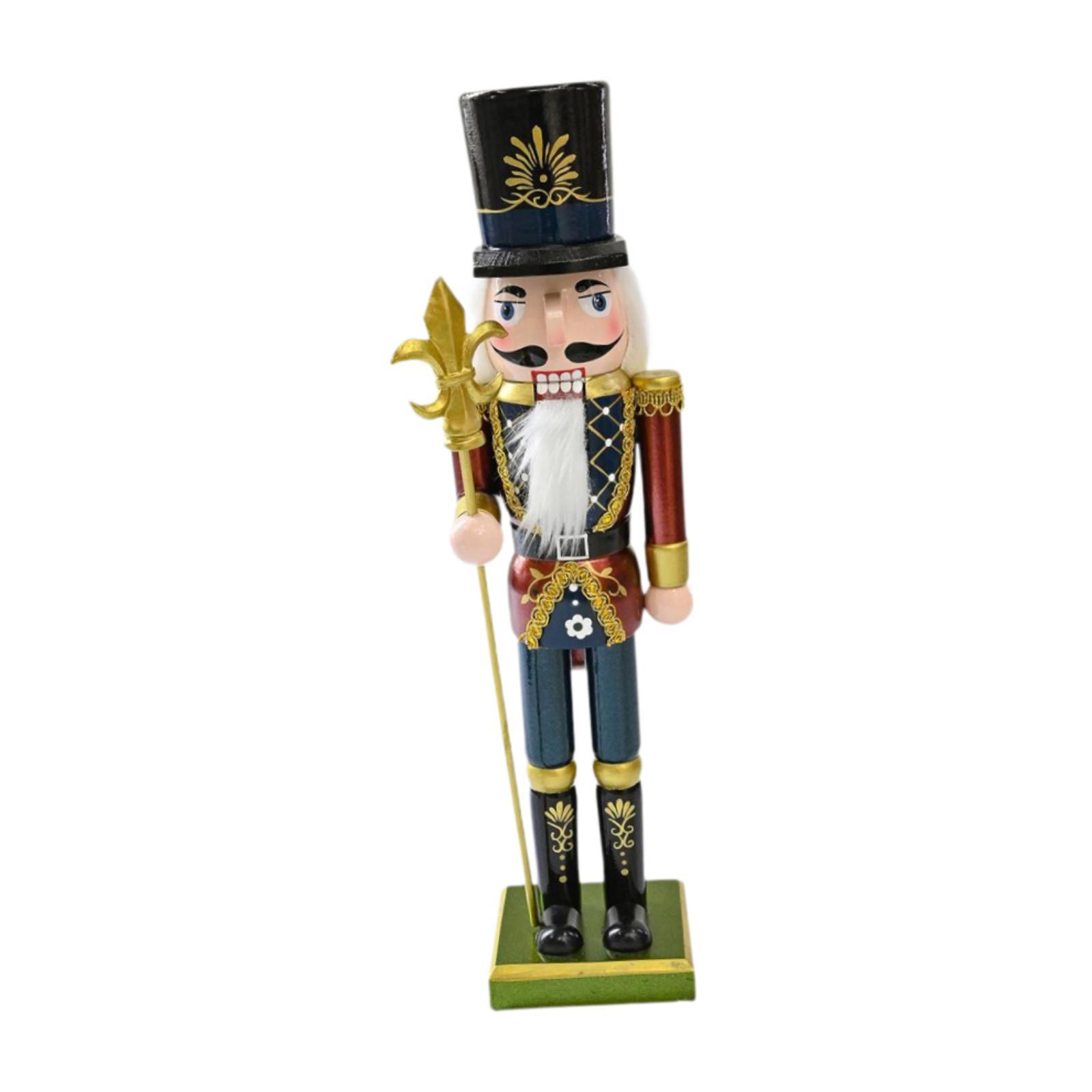 Wood Nutcracker Figure Figurin - Nutcracker Figurine ulasan dan harga