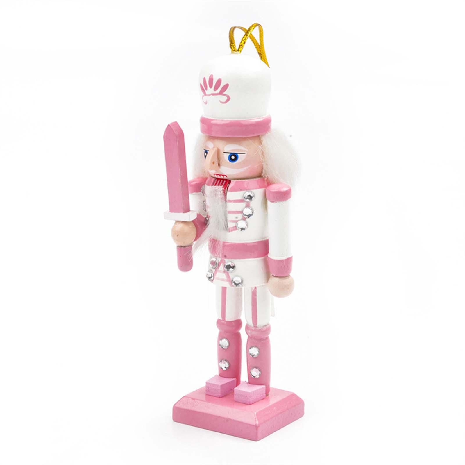4x Wooden Nutcracker Soldier F - Nutcracker Figurine ulasan dan harga