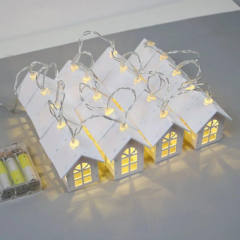 10 LED Christmas Tree House St - Led Fairy String Lights ulasan dan harga