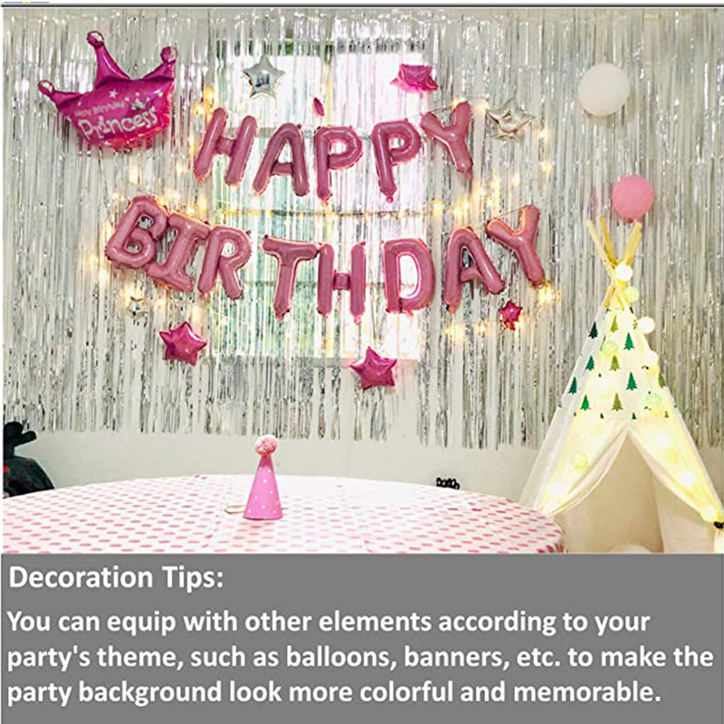 Cheap as a Party Metallic Tins - Tinsel Garland Decoration ulasan dan harga