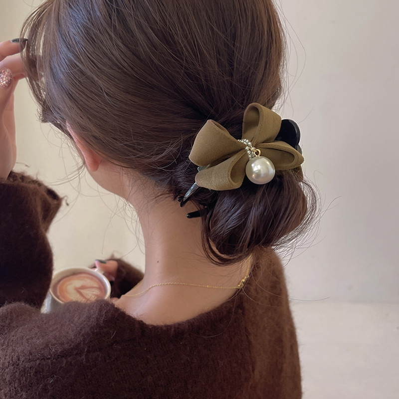 1PC Beautiful New Pearl Bow Ti - Ribbon Bow Gift ulasan dan harga