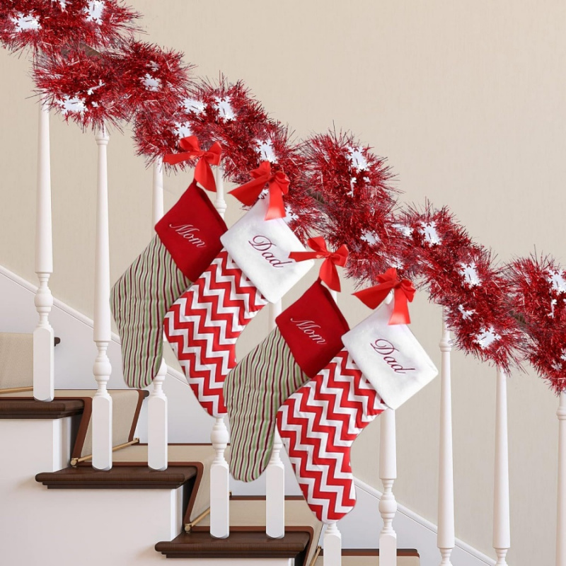 1pc Christmas Tinsel Snowflake - Tinsel Garland Decoration ulasan dan harga