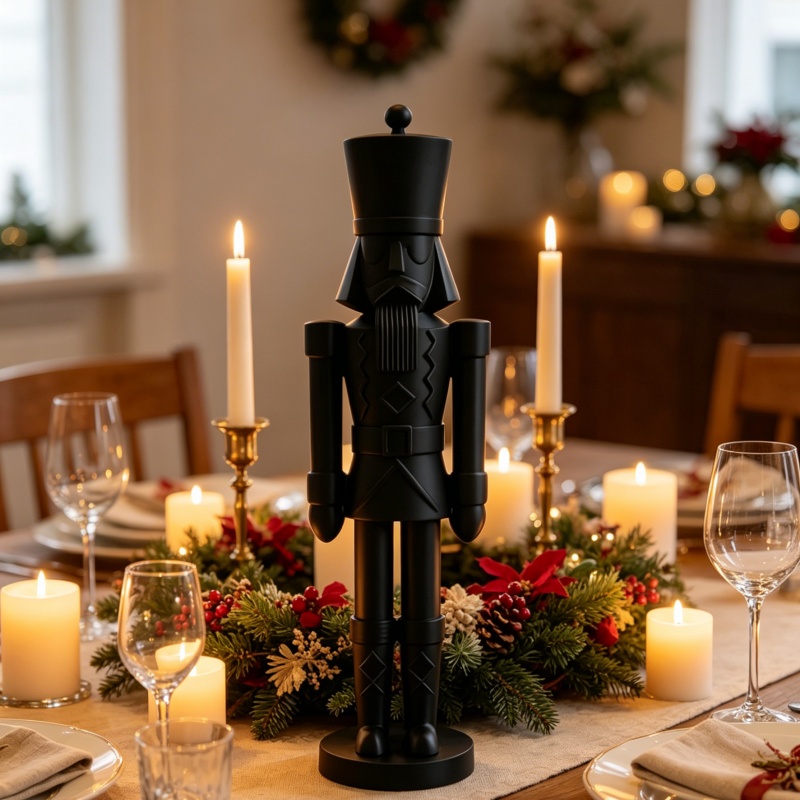Minimalist Black Nutcracker So - Nutcracker Figurine ulasan dan harga