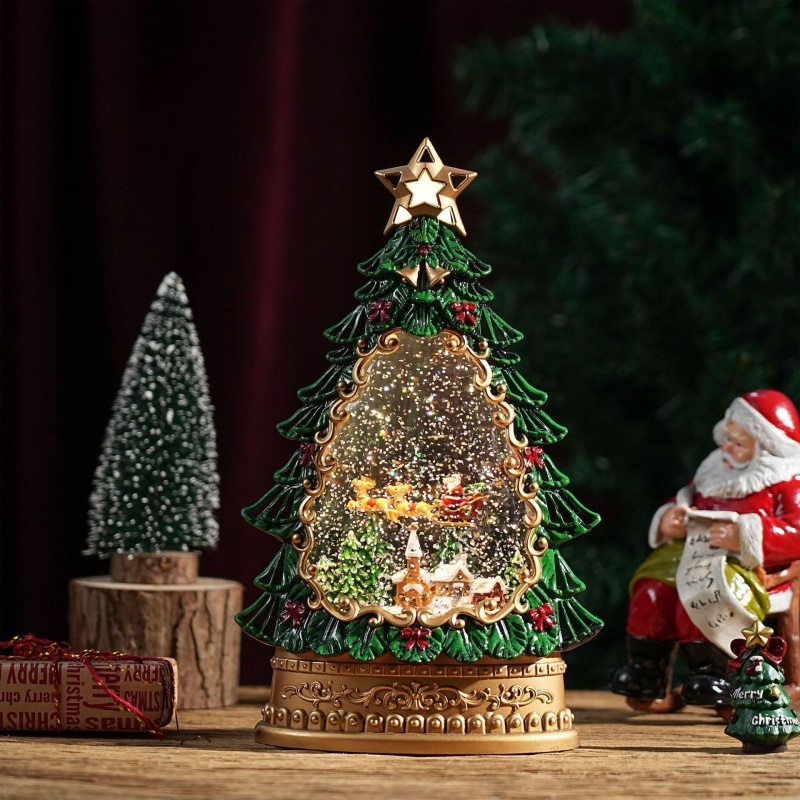 Snow Globe Music Box Christmas - Snow Globe Musical ulasan dan harga