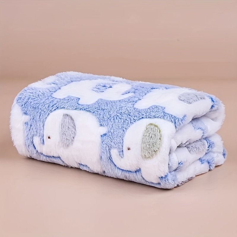 Soft and Cozy Cartoon Elephant - Christmas Throw Blanket ulasan dan harga