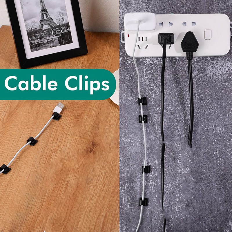 50 Pcs Mini Cable Clips Hooks  - Christmas Lights Outdoor ulasan dan harga