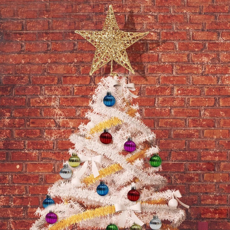 Christmas Tree Glitter Star To - Star Tree Topper ulasan dan harga