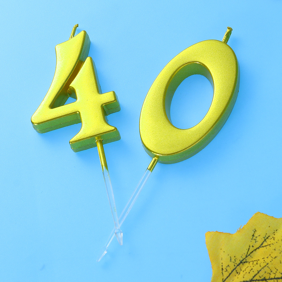 2Pcs 40 Birthday Number Candle - Holiday Candle Set ulasan dan harga