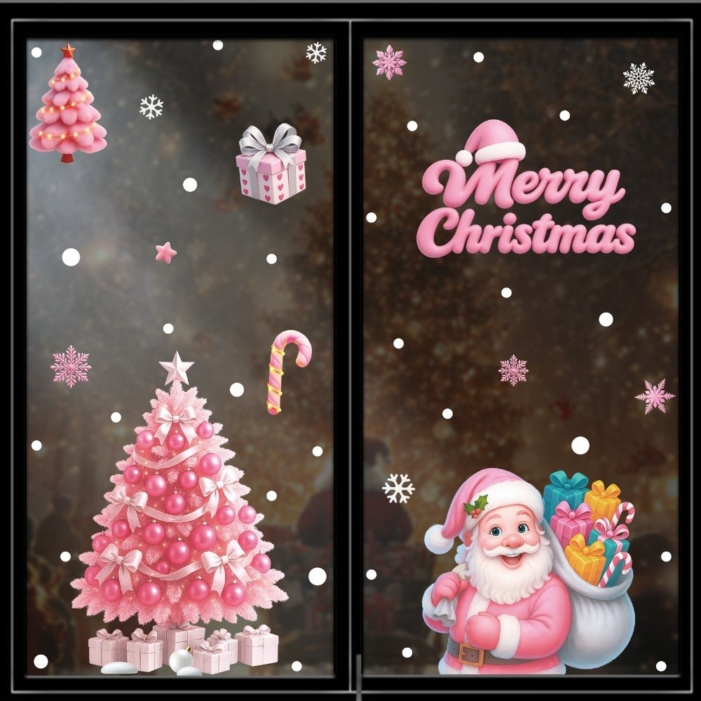 Removable PVC Window Stickers  - Snowflake Window Decal ulasan dan harga