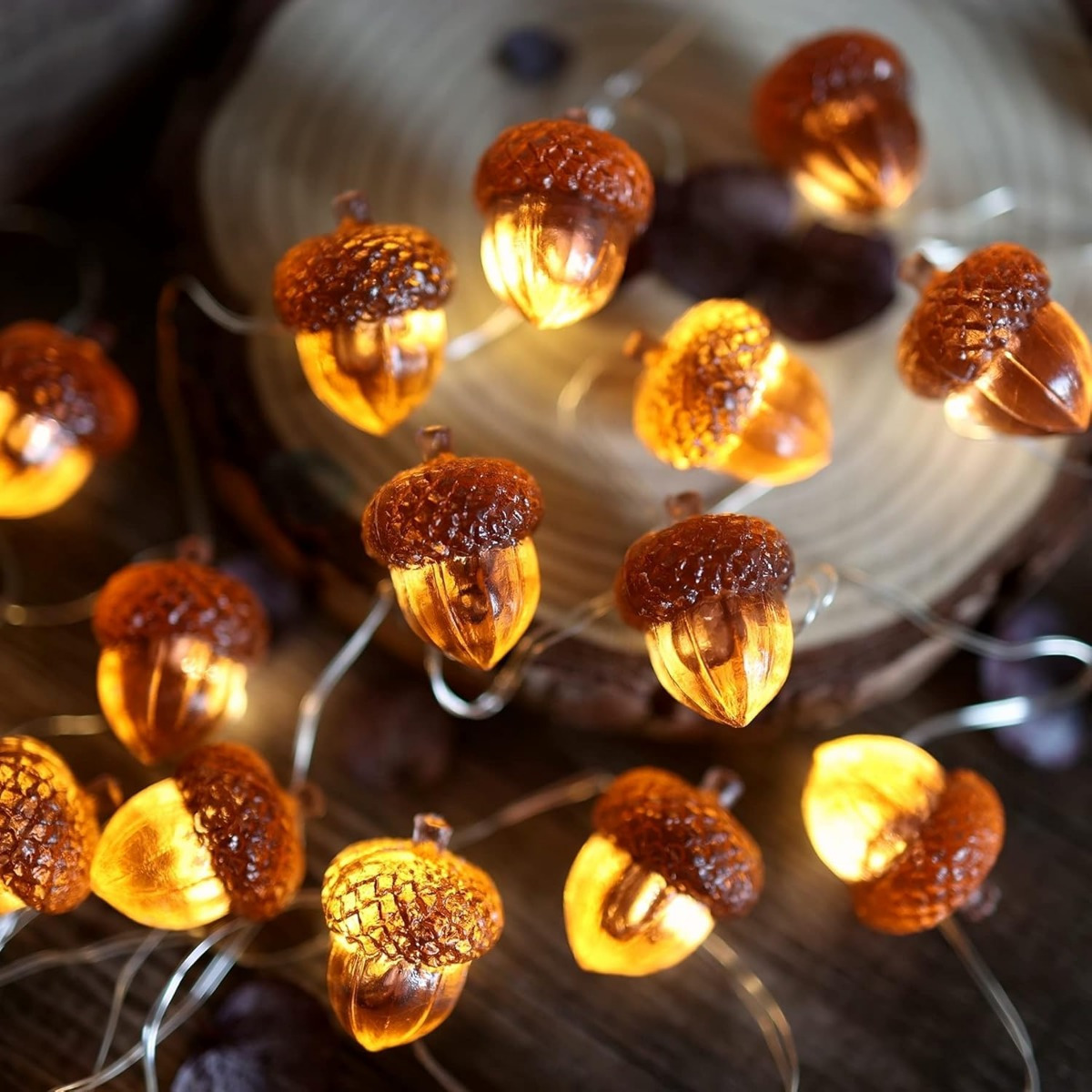 30 LEDs Acorn String Lights Th - Led Fairy String Lights ulasan dan harga