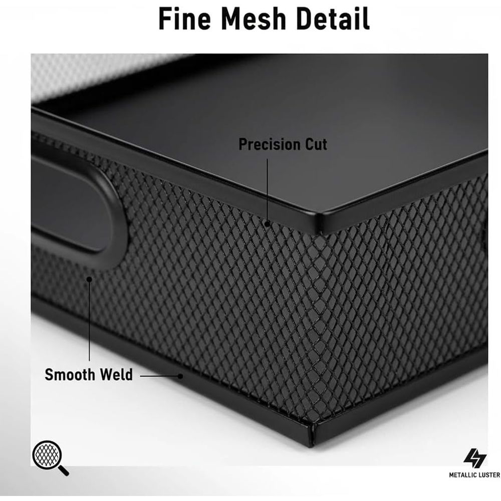 Metal Mesh Desk Organizer Tray - Gift Box Wrap Set ulasan dan harga