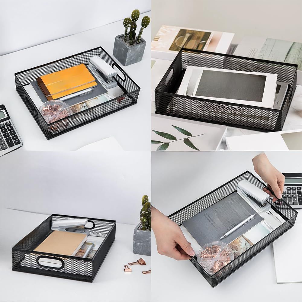 Metal Mesh Desk Organizer Tray - Gift Box Wrap Set ulasan dan harga