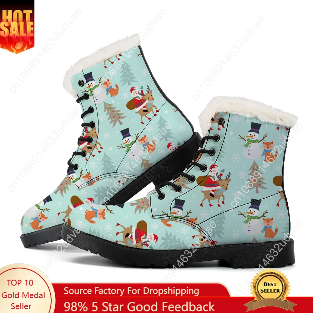 Christmas Plush Boots Mens Wom - Christmas Lights Outdoor ulasan dan harga