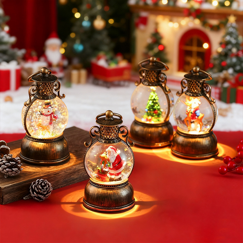 Vintage Style USB Powered Ligh - Snow Globe Musical ulasan dan harga