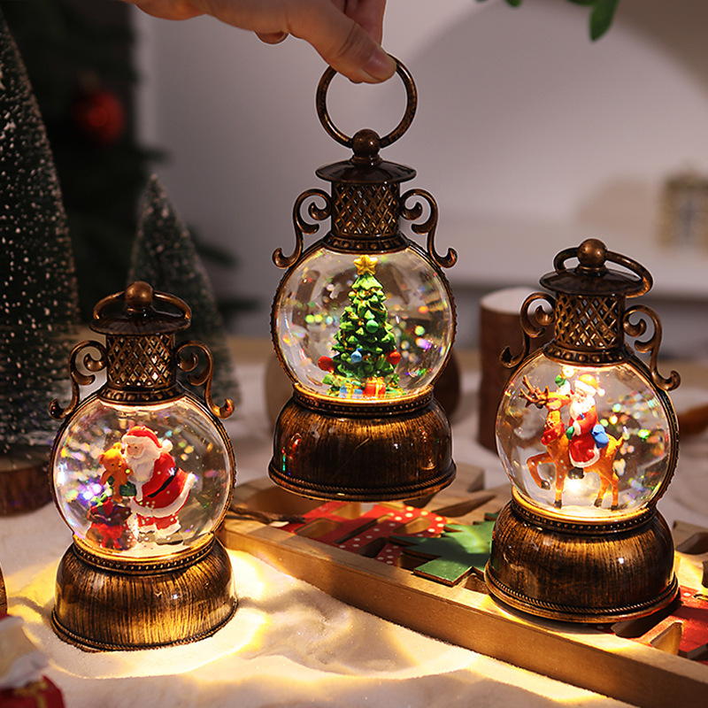 Vintage Style USB Powered Ligh - Snow Globe Musical ulasan dan harga