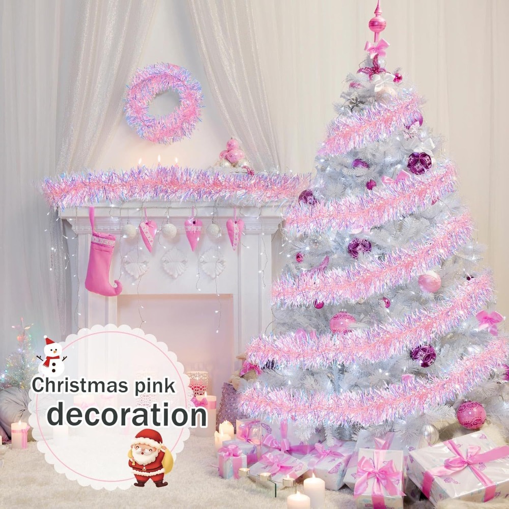 2M/9CM Christmas Decorations S - Tinsel Garland Decoration ulasan dan harga