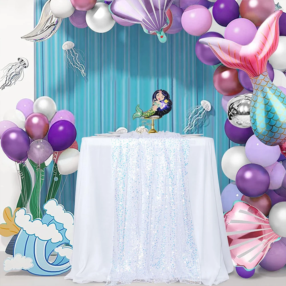 1 Pack Sequin Table Runner Spa - Christmas Table Runner ulasan dan harga