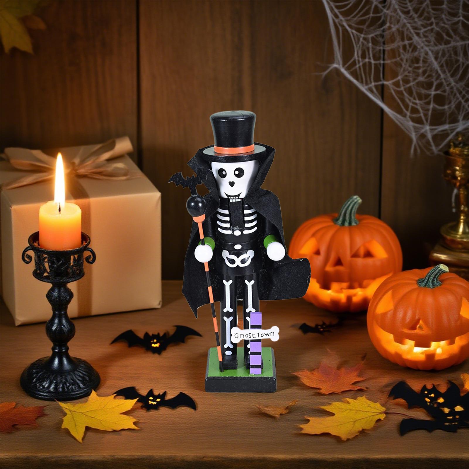 Halloween Wooden Nutcracker Ho - Nutcracker Figurine ulasan dan harga