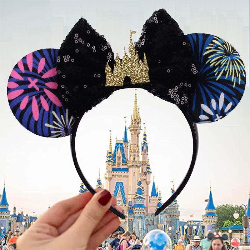 Disney Castle Mickey Mouse Ear - Ribbon Bow Gift ulasan dan harga