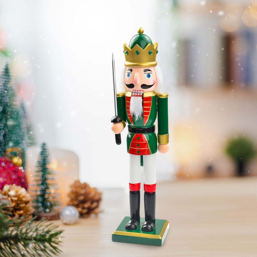 25cm Wooden Christmas Nutcrack - Nutcracker Figurine ulasan dan harga