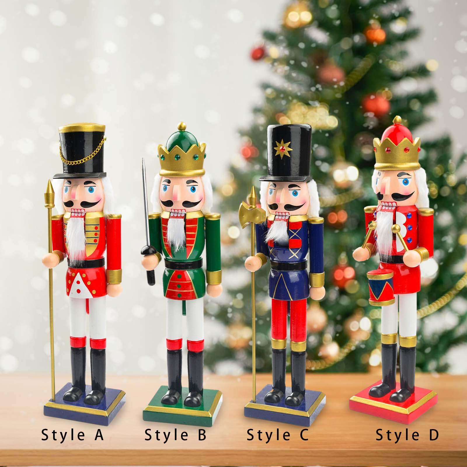 25cm Wooden Christmas Nutcrack - Nutcracker Figurine ulasan dan harga