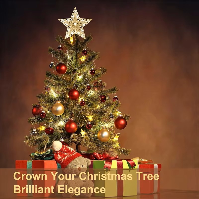 15cm Christmas Glowing Tree To - Star Tree Topper ulasan dan harga