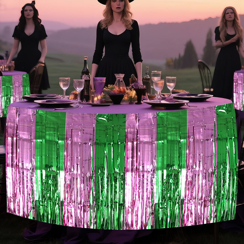 Wicked Witch Party Table Decor - Tinsel Garland Decoration ulasan dan harga