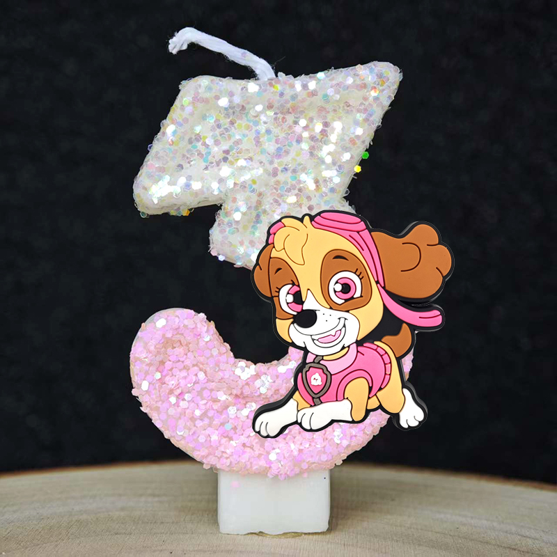 Paw Patrol Anime Number 0-9 Ca - Holiday Candle Set ulasan dan harga